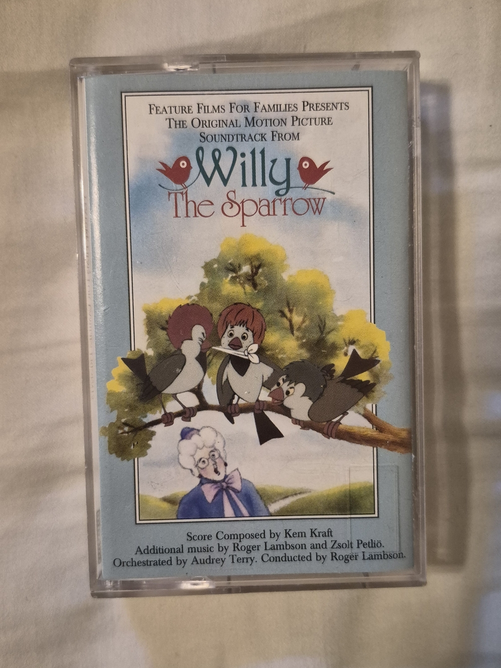 Willy The Sparrow Soundtrack Cassette - Blue Artwork